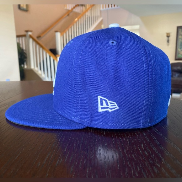 Los Angeles Dodgers MLB New Era Fitted Cap Hat Size 6 7/8 - Picture 2 of 6